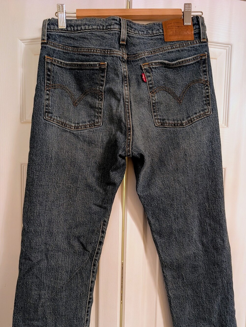 Levi's Women's Wedgie Straight Ankle Blue Denim Jeans